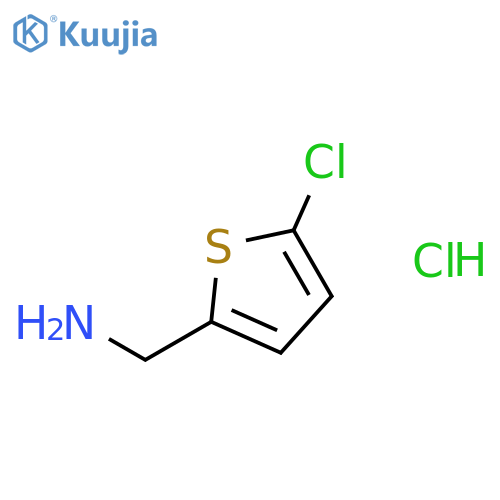 (5-Chlorothiophen-2-yl)methanamine hydrochloride structure