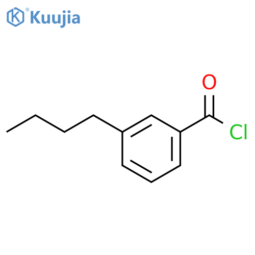 Benzoyl chloride, 3-butyl- structure