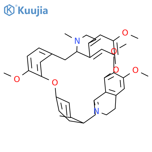 6,6',7,12'-tetramethoxy-2'-methyl-1,2-didehydrooxyacanthan structure