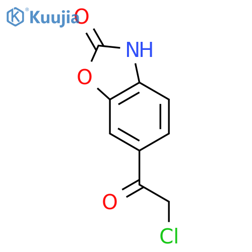 6-Chloroacetyl-2-benzoxazolinone structure