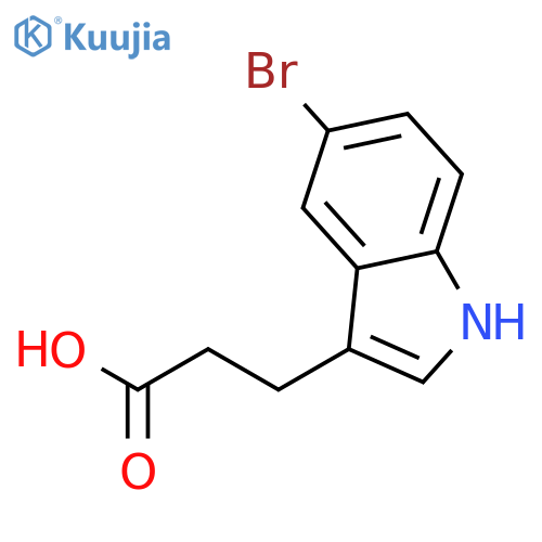 5-Bromo-indol-3-propionic Acid structure