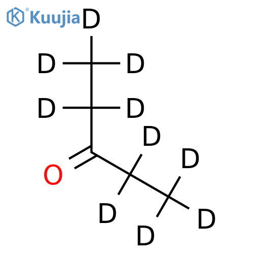 3-pentanone-d10 structure