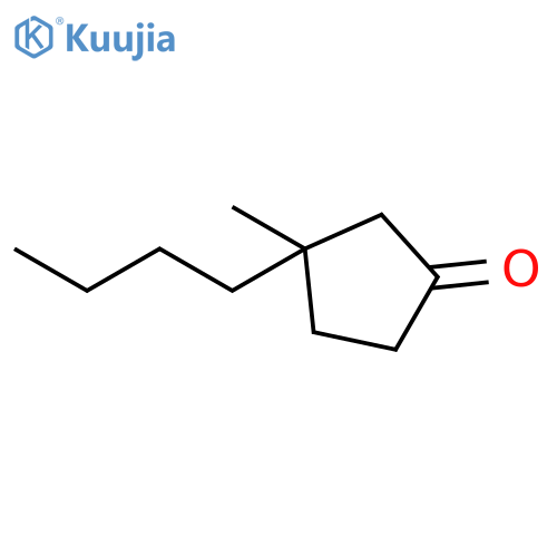 CYCLOPENTANONE, 3-BUTYL-3-METHYL- structure