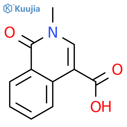 2-Methyl-1-oxo-1,2-dihydroisoquinoline-4-carboxylic acid structure