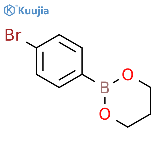 2-(4-Bromophenyl)-1,3,2-dioxaborinane structure