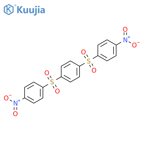 Benzene, 1,4-bis[(4-nitrophenyl)sulfonyl]- structure