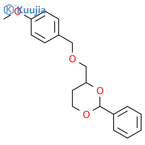 1,3-Dioxane, 4-[[(4-methoxyphenyl)methoxy]methyl]-2-phenyl-, (2S,4S)- structure