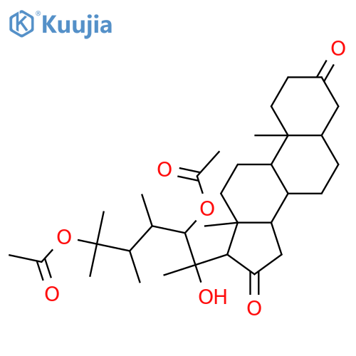 20,22,25-Trihydroxy-23-methylergostane-3,16-dione; (20R,22R,23S,24S)-form, 22,25-Di-Ac structure