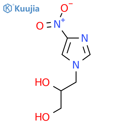 3-(4-nitro-1H-imidazol-1-yl)-1,2-Propanediol structure