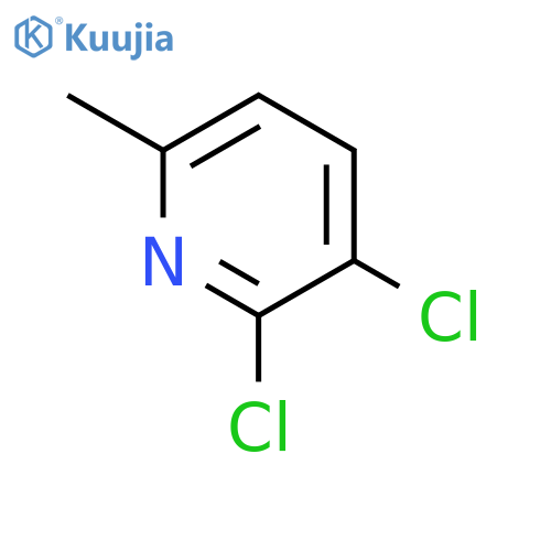 2,3-Dichloro-6-methylpyridine structure