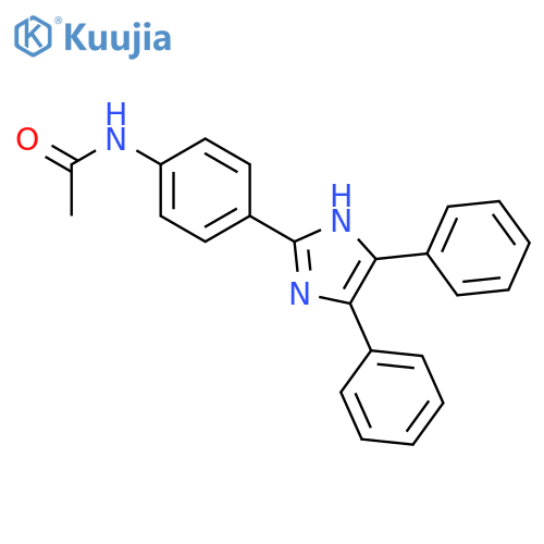 Acetamide, N-[4-(4,5-diphenyl-1H-imidazol-2-yl)phenyl]- structure