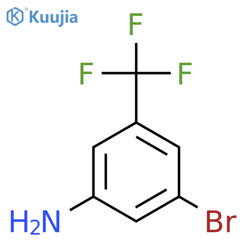 3-Bromo-5-(trifluoromethyl)aniline structure