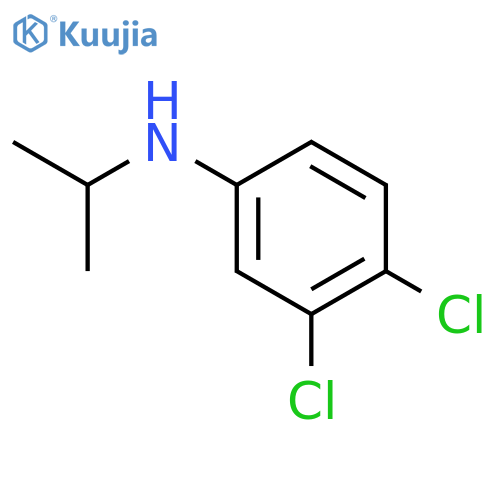 3,4-dichloro-N-(propan-2-yl)aniline structure