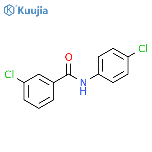 Benzamide, 3-chloro-N-(4-chlorophenyl)- structure