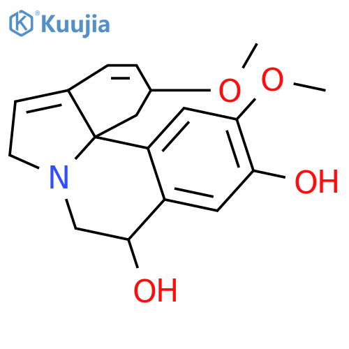 Tri-O-demethylerythrartine; 3,15-Di-Me ether structure