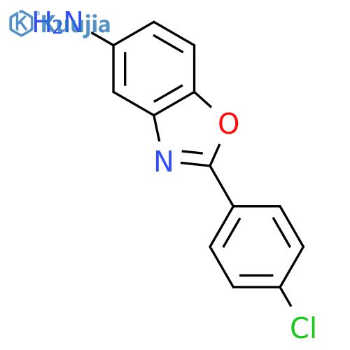 2-(4-Chlorophenyl)-1,3-benzoxazol-5-amine structure