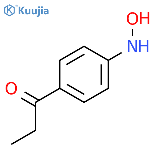 1-Propanone,1-[4-(hydroxyamino)phenyl]- structure