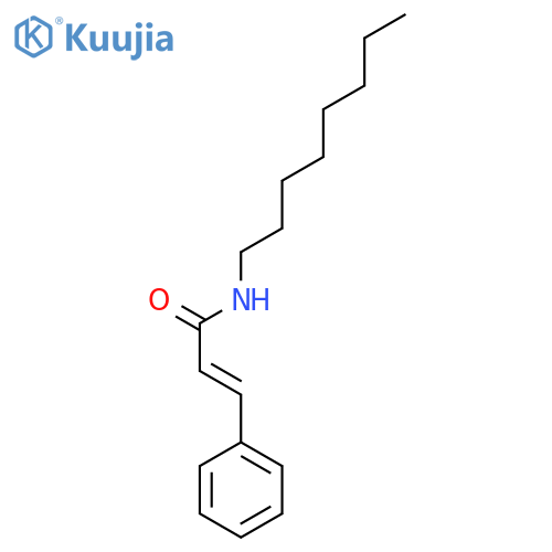 N-Octyl-3-phenylpropenamide structure