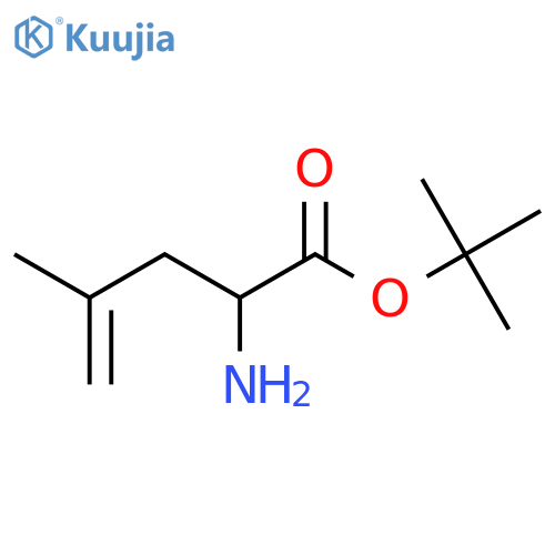 4-PENTENOIC ACID, 2-AMINO-4-METHYL-, 1,1-DIMETHYLETHYL ESTER structure
