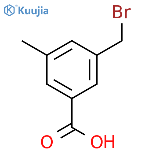 Benzoic acid, 3-(bromomethyl)-5-methyl- structure