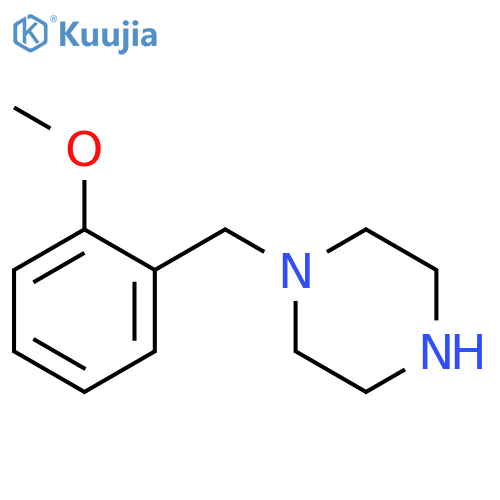 1-(2-Methoxybenzyl)piperazine structure