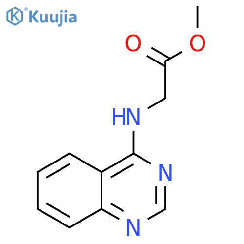 Glycine, N-4-quinazolinyl-, methyl ester structure