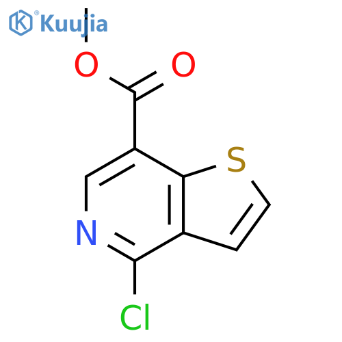 methyl 4-chlorothieno[3,2-c]pyridine-7-carboxylate structure