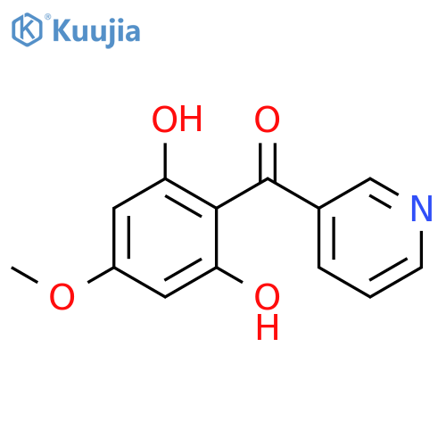 (2,6-dihydroxy-4-methoxy-phenyl)-pyridin-3-yl-methanone structure
