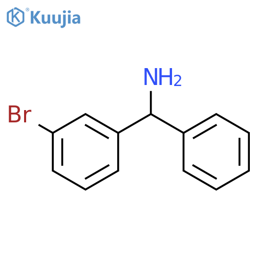 (3-bromophenyl)-phenyl-methanamine structure