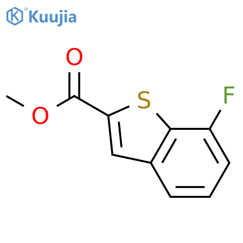 Methyl 7-Fluoro-1-benzothiophene-2-carboxylate structure