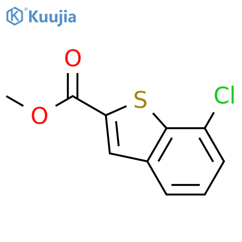7-Chloro-benzobthiophene-2-carboxylic Acid Methyl Ester structure