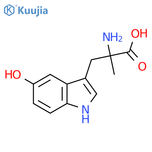 Tryptophan, 5-hydroxy-alpha-methyl- structure