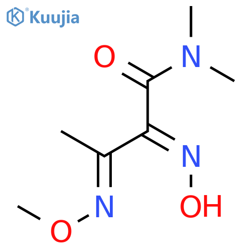 Butanamide, 2-(hydroxyimino)-3-(methoxyimino)-N,N-dimethyl- structure