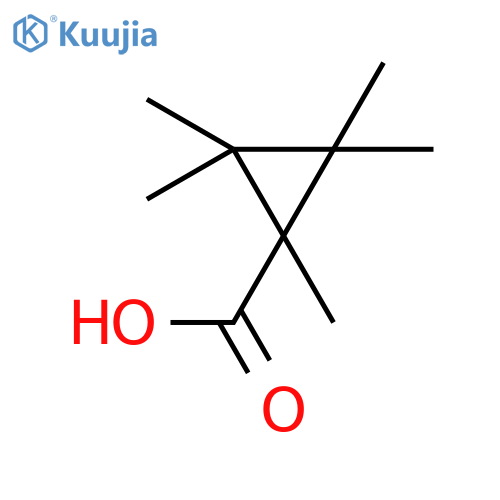 Cyclopropanecarboxylic acid, pentamethyl- structure