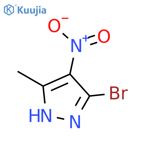 1H-Pyrazole, 3-bromo-5-methyl-4-nitro- structure