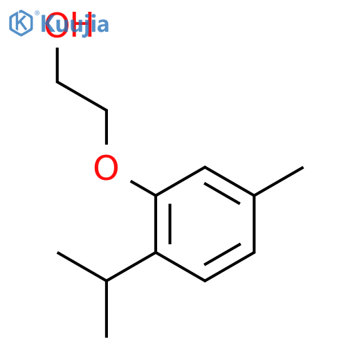2-Thymyloxyethanol structure
