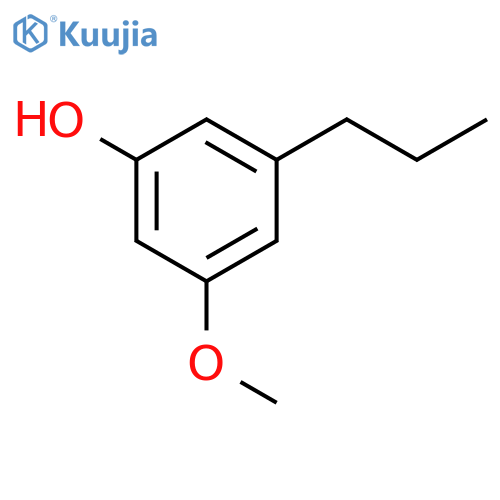 Phenol, 3-methoxy-5-propyl- structure