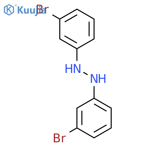 HYDRAZINE, 1,2-BIS(3-BROMOPHENYL)- structure