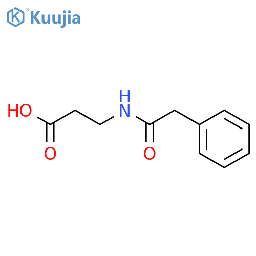 3-(2-Phenylacetamido)propanoic acid structure