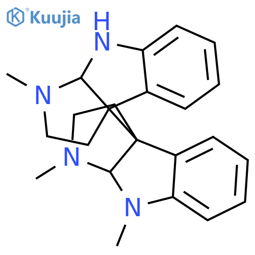 (3aR,3a'R,8aS,8a'R)-1,1',8-trimethyl-2,2',3,3',8,8',8a,8a'-octahydro-1H,1'H-3a,3a'-bipyrrolo[2,3-b]indole structure