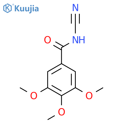 N-Cyano-3,4,5-trimethoxybenzamide structure