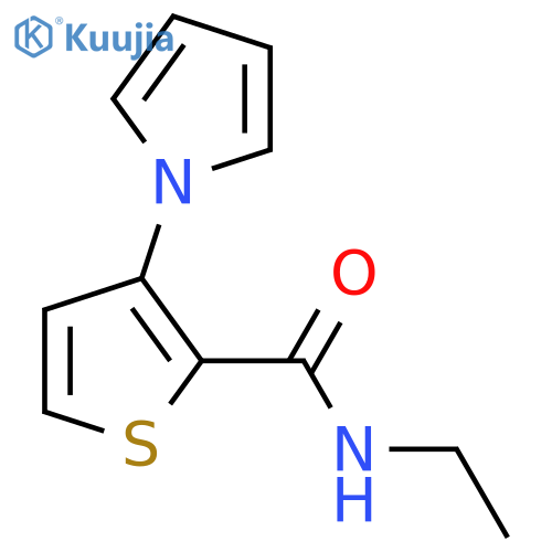 N-ETHYL-3-(1H-PYRROL-1-YL)-2-THIOPHENECARBOXAMIDE structure