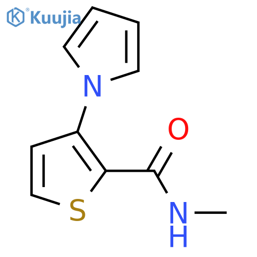 N-METHYL-3-(1H-PYRROL-1-YL)-2-THIOPHENECARBOXAMIDE structure