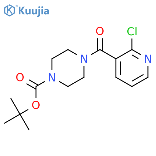 tert-Butyl 4-(2-chloronicotinoyl)piperazine-1-carboxylate structure