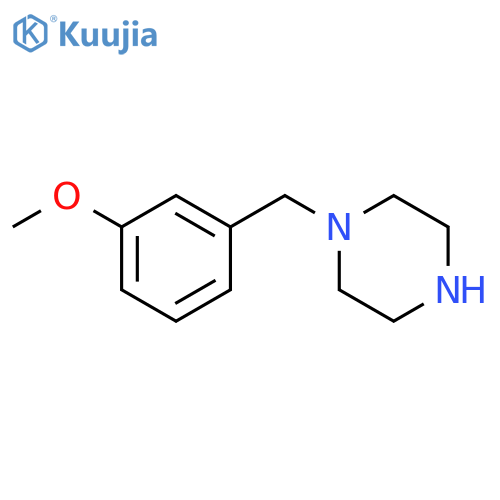 1-(3-Methoxybenzyl)piperazine structure