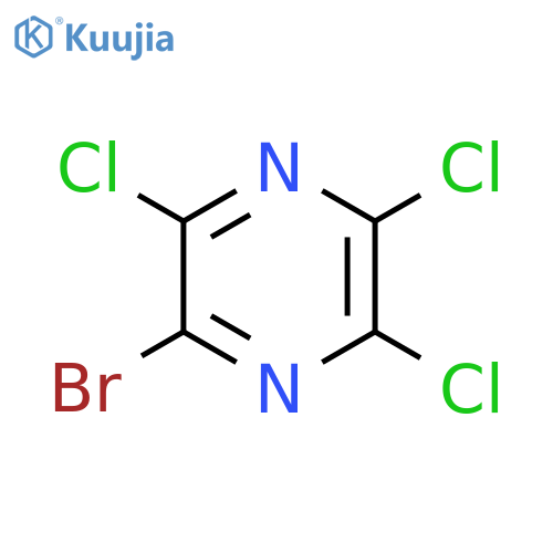 2-Bromo-3,5,6-trichloropyrazine structure