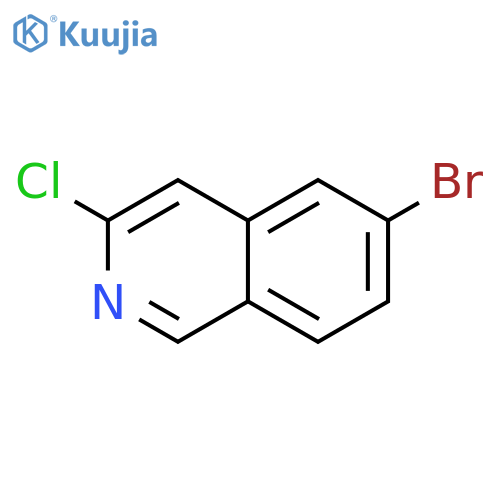 6-Bromo-3-chloroisoquinoline structure