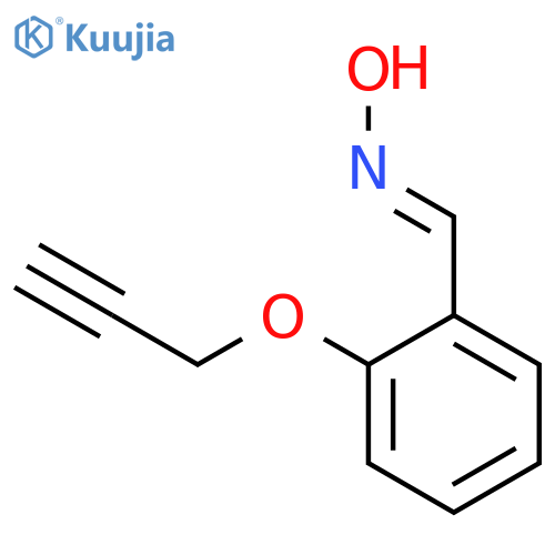 Benzaldehyde,2-(2-propyn-1-yloxy)-, oxime structure