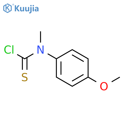 Carbamothioic chloride,(4-methoxyphenyl)methyl- (9CI) structure