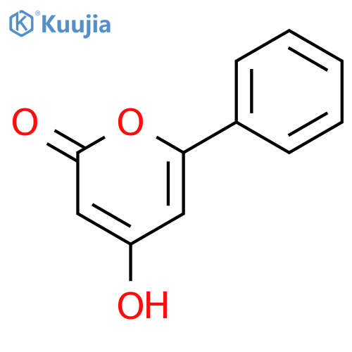 2H-Pyran-2-one, 4-hydroxy-6-phenyl- structure